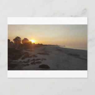 Soluppgång på Santa Cruz Beach Vykort