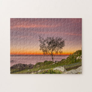 Soluppgång på stranden Armação Pussel