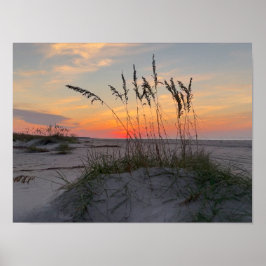 Soluppgång på stranden - Kustö-liv Poster