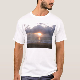 soluppgång på stranden t shirt