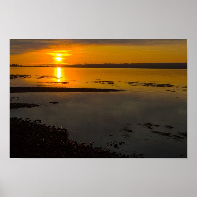 Soluppgång, Penobscot Bay, Maine Poster (Framsidan)