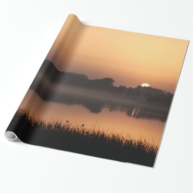 Soluppgång Presentpapper (Utrullad)