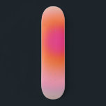 Soluppgång - Rosa Orange i Beige Mini Skateboard Bräda 18,5 Cm<br><div class="desc">Övertoningsdesign - Auraeffekt - Beige,  Rosa och Orange Ombre.</div>