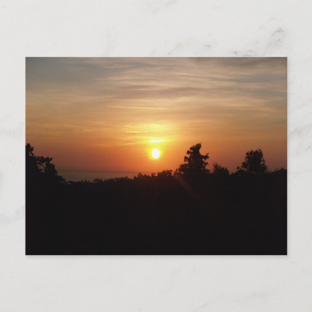 soluppgång @ senaru vykort (Framsida)