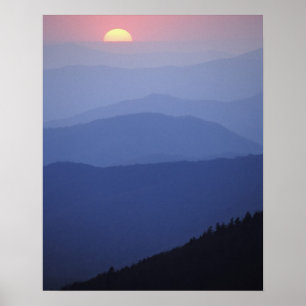 Soluppgång, södra Appalacherna, Great Poster