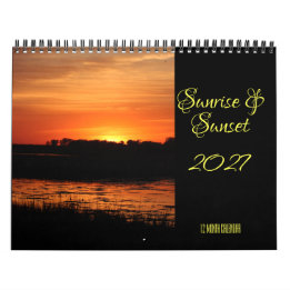 Soluppgång & solnedgång 2027 Väggkalender Kalender