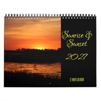 Soluppgång & solnedgång 2027 Väggkalender Kalender