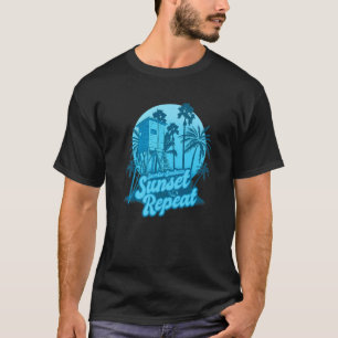 Soluppgång Solnedgång Solnedgång Upprepa 2 T Shirt