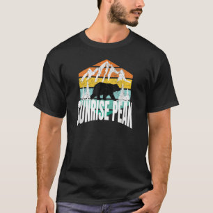 Soluppgång Största Arizona Bear Retro Hexagon Clas T Shirt