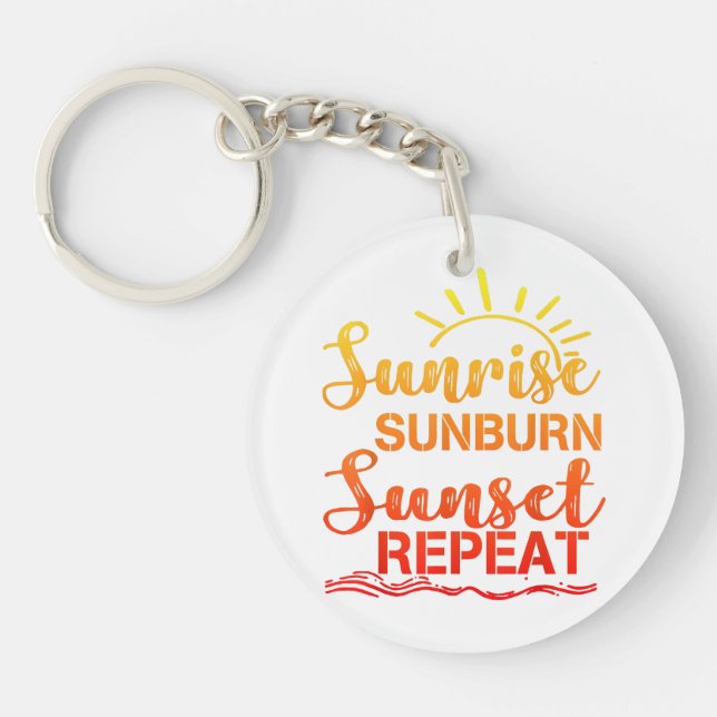 Soluppgång Sunburn Sunset Repeat Retro Summer (Framsidan)