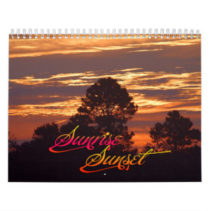 Soluppgång Sunset Calendar Kalender