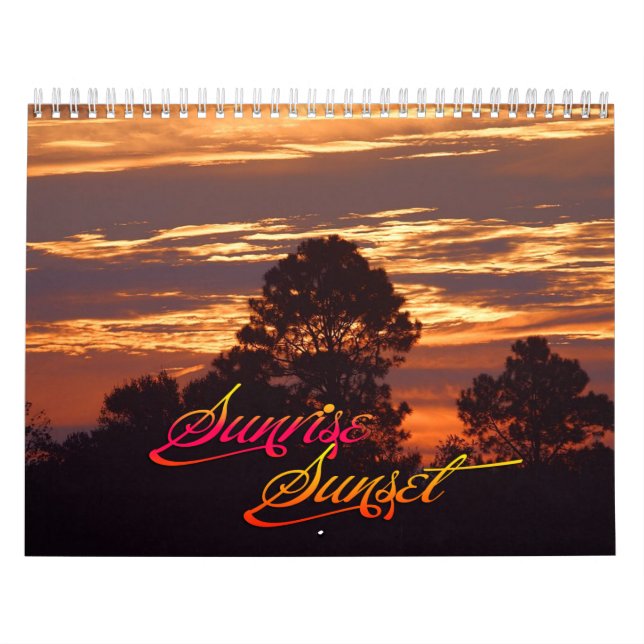 Soluppgång Sunset Calendar Kalender (Omslag)