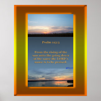 Soluppgång Sunset Poster