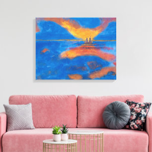Soluppgång till havs   Emil Nolde   Canvastryck