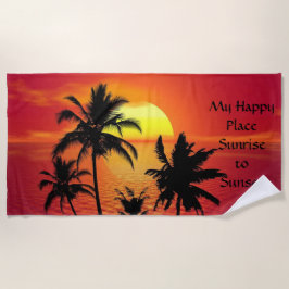 Soluppgång till Sunset Beach Towel