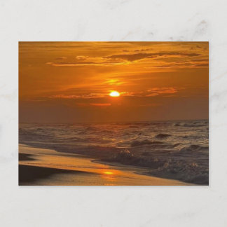 Soluppgång Topsail Beach-vykort Vykort