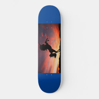 Soluppgång Unicorn Skateboard