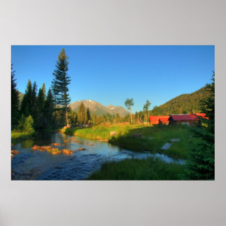 Soluppgång upp Canyon Poster