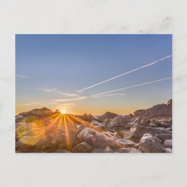 Soluppgång vid Beach Armação i Florianópolis Vykort (Framsida)