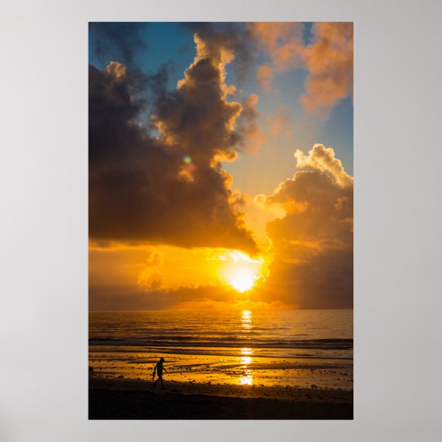 Soluppgång vid Cape Canaveral, Florida Poster (Framsidan)