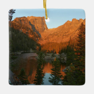 Soluppgång vid Dream Lake II Julgransprydnad Keramik