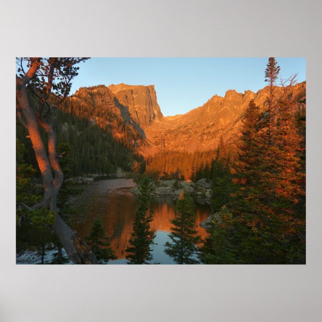 Soluppgång vid Dream Lake II Poster (Framsidan)
