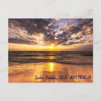 Soluppgång vid efterträdarbetekort vykort