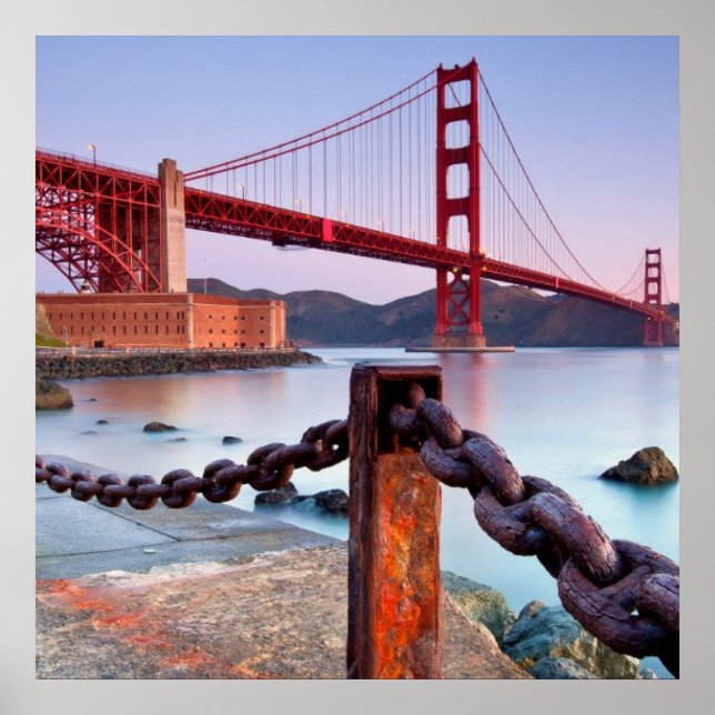 Soluppgång vid Fort-punkten Poster (Framsidan)