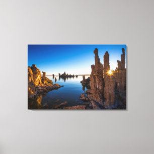 Soluppgång vid Mono Lake, Kalifornien Canvastryck