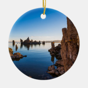 Soluppgång vid Mono Lake, Kalifornien Julgransprydnad Keramik