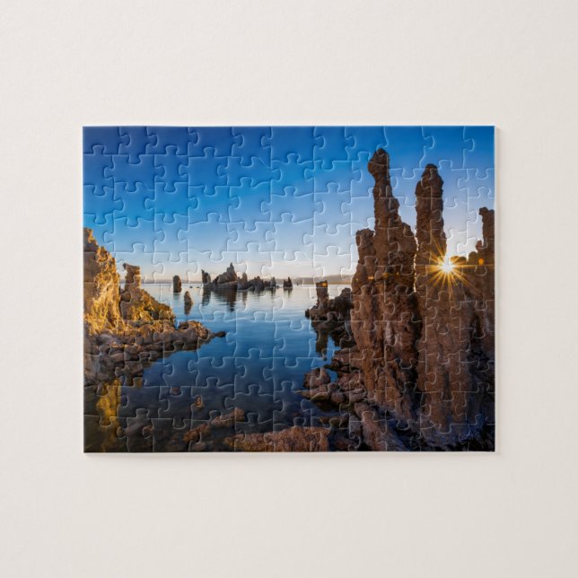 Soluppgång vid Mono Lake, Kalifornien Pussel (Horisontell)
