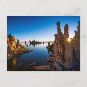 Soluppgång vid Mono Lake, Kalifornien Vykort