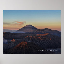 Soluppgång vid Mount Bromo Indonesia Travel Poster