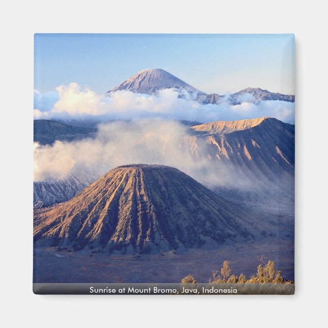 Soluppgång vid Mount Bromo, Java, Indonesien Magnet (Framsidan)