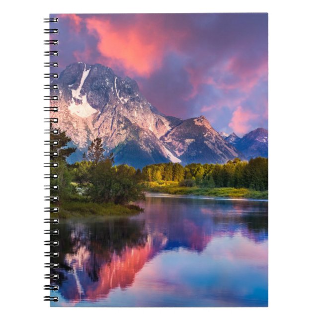 Soluppgång vid Oxbow Bend Anteckningsbok (Framsidan)
