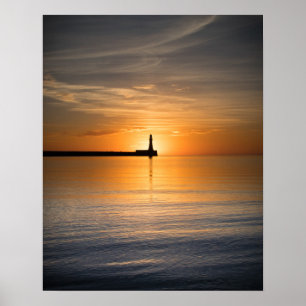 Soluppgång vid Roker-Poster/Skriv ut Poster