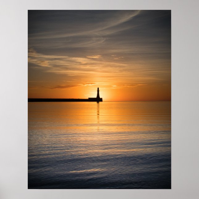 Soluppgång vid Roker-Poster/Skriv ut Poster (Framsidan)