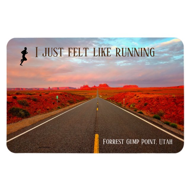 Soluppgång vid Skogen Gump Point Magnet (Horisontell)