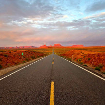 Soluppgång vid Skogen Gump Point