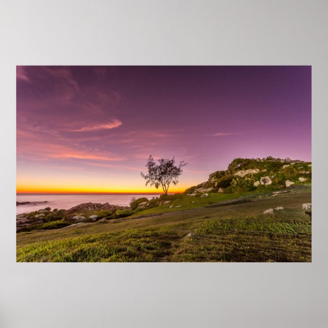 Soluppgång vid stranden i Florianopolis Poster (Framsidan)