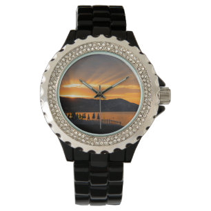 Soluppgång vid strandpromenad i Anglais Armbandsur