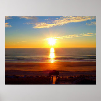 Soluppgång vid Wrightsville Beach Poster