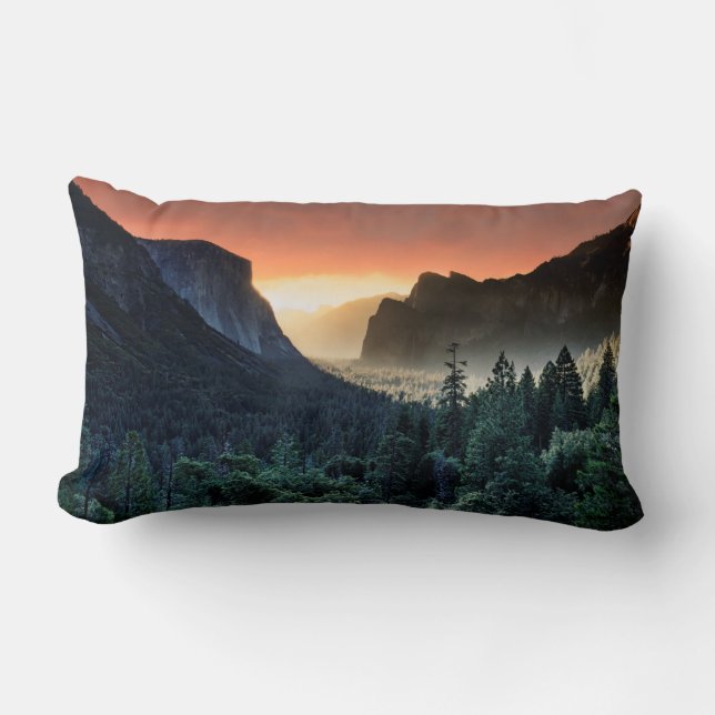 Soluppgång | Yosemite nationalpark Lumbarkudde (Framsida)