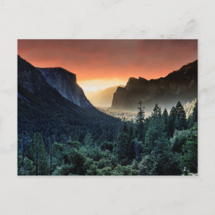 Soluppgång Yosemite nationalpark Vykort
