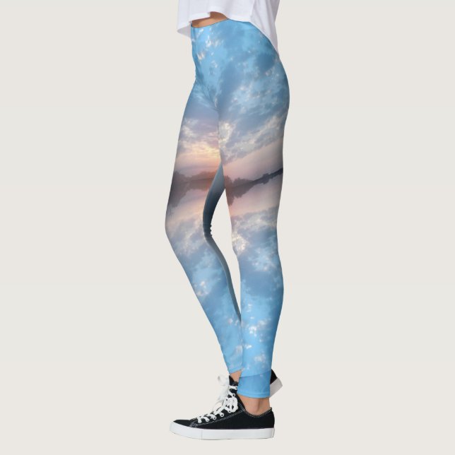 Soluppgångdamasker Leggings (Vänster)