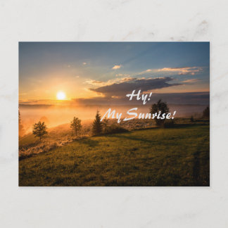 Soluppgången Helg Vykort