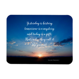 Soluppgången i dag är en lydig inspirationskälla magnet