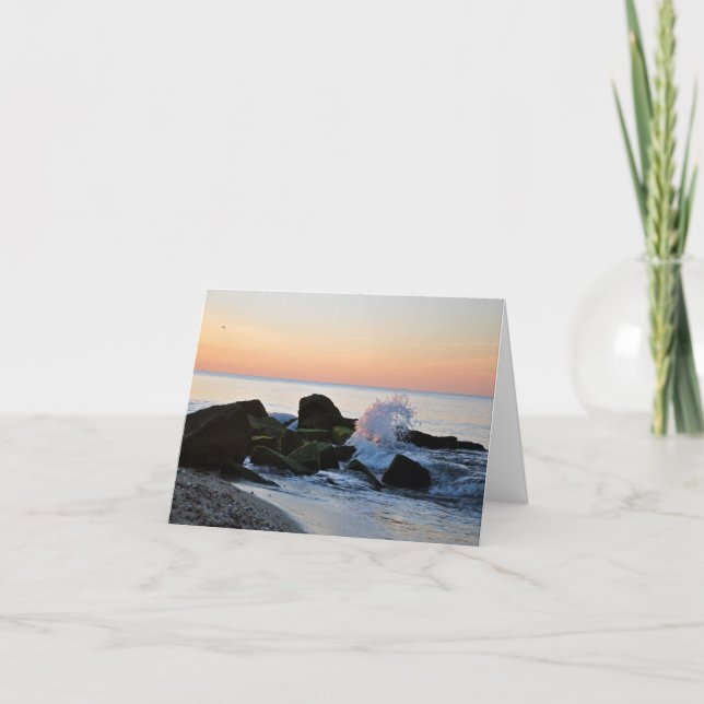 Soluppgången på uddTorsk Falmouth, MORSOR förbigår Kort (Framsida)