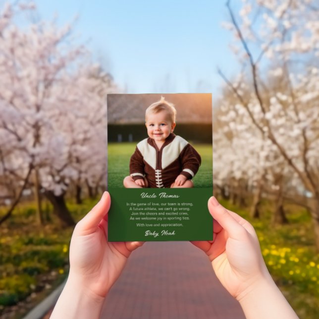 Soluppgången spelar - En farfars touchdown Inbjudningar (Skapare uppladdad)