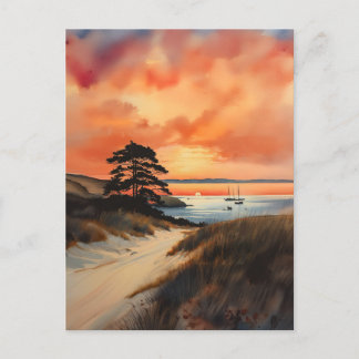 Soluppgångens stillhet vid Buzzard's Bay Vykort